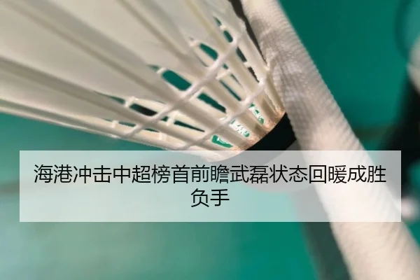 海港冲击中超榜首前瞻武磊状态回暖成胜负手